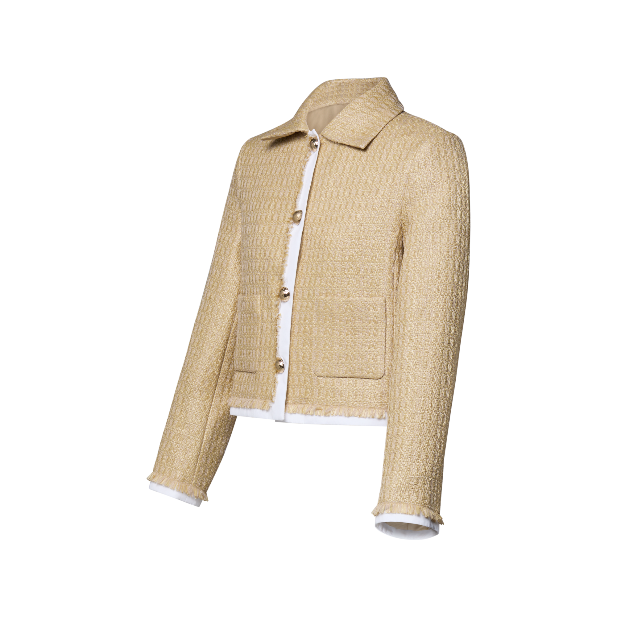 Woven-Effect Tweed Tailored Jacket - Ready-to-Wear | LOUIS VUITTON